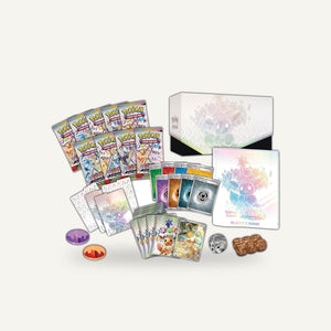 Prismatic Evolutions Elite Trainer Box contents