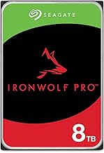 Seagate IronWolf Pro 8TB, Enterprise Internal NAS HDD, CMR 3.5 Inch, SATA 6GB/s, 7.200 RPM, 256MB Cache for RAID NAS, Data Rescue Services, Frustration Free Packaging (ST8000NTZ01)