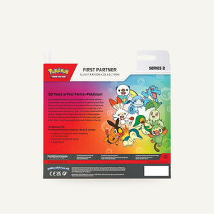Pokémon TCG First Partner Illustration Collection Series 2 box, back